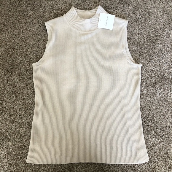 Croft & Barrow tan sweater size large